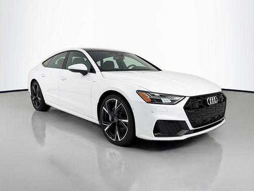 Glacier White Metallic 2025 Audi A7 Prestige 55 TFSI quattro S tronic