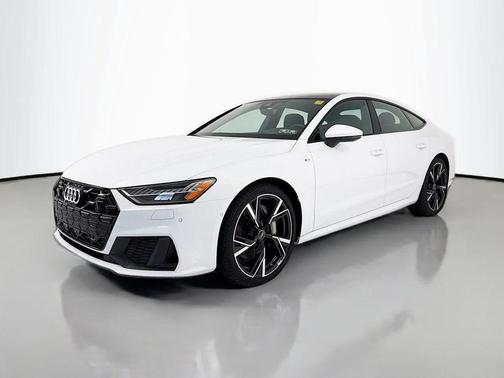Glacier White Metallic 2025 Audi A7 Prestige 55 TFSI quattro S tronic