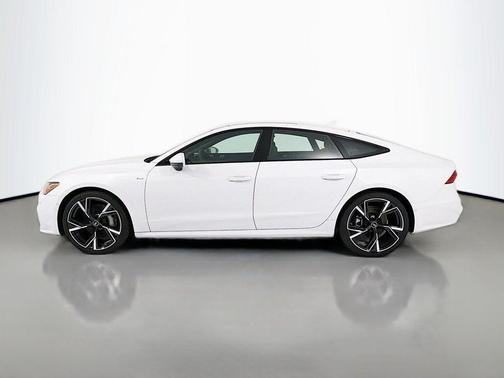 Glacier White Metallic 2025 Audi A7 Prestige 55 TFSI quattro S tronic
