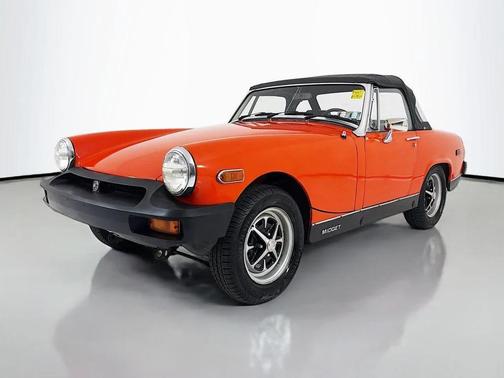 Orange 1978 MG Midget Midget CV