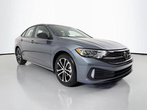 Platinum Gray Metallic 2024 Volkswagen Jetta 1.5T Sport