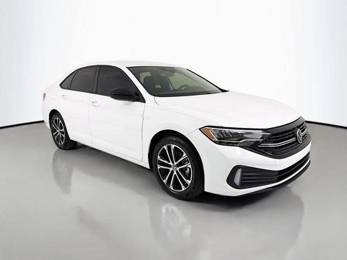 Pure White 2024 Volkswagen Jetta 1.5T Sport