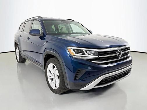 Tourmaline Blue Metallic 2023 Volkswagen Atlas 3.6L SE w/Technology
