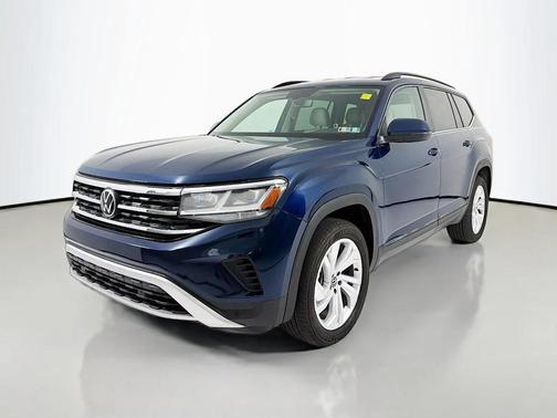 Tourmaline Blue Metallic 2023 Volkswagen Atlas 3.6L SE w/Technology