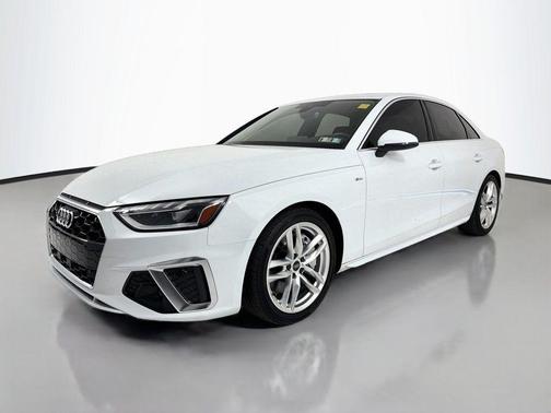 Glacier White Metallic 2023 Audi A4 45 S line Premium