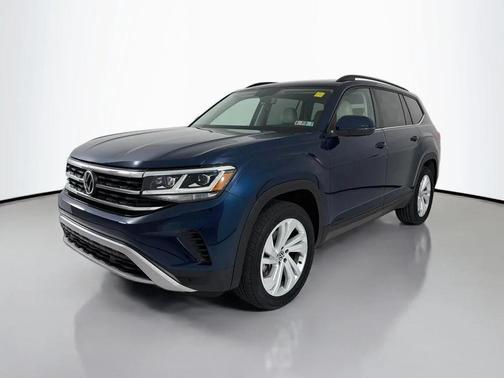 Tourmaline Blue Metallic 2023 Volkswagen Atlas 3.6L SE w/Technology