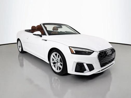 Arkona White/Black Roof 2024 Audi A5 45 S line Premium Plus
