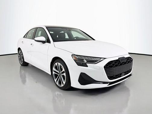 Glacier White Metallic 2025 Audi A3 Premium