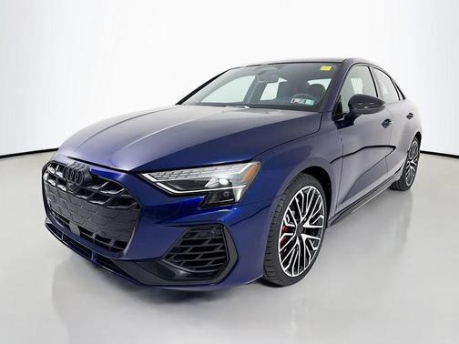 navarra blue metallic 2026 Audi S3 TFSI quattro S tronic
