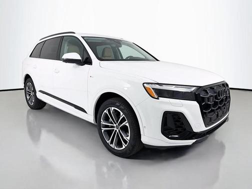 Carrara White 2026 Audi Q7 55 Premium
