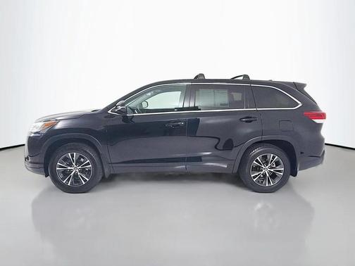 Midnight Black Metallic 2018 Toyota Highlander LE Plus