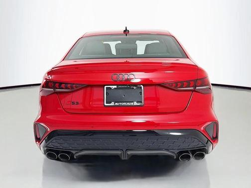 progressive red metallic 2026 Audi S3 TFSI quattro S tronic