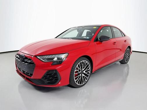 progressive red metallic 2026 Audi S3 TFSI quattro S tronic
