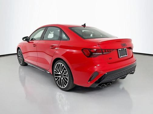 progressive red metallic 2026 Audi S3 TFSI quattro S tronic