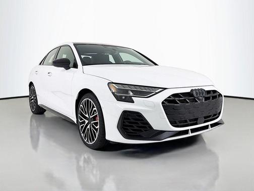 Glacier White Metallic 2026 Audi S3 TFSI quattro S tronic