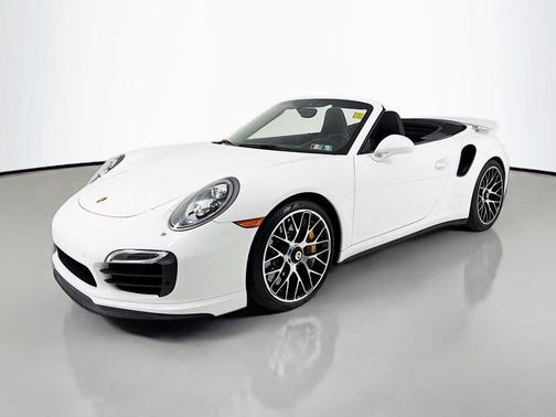 White 2014 Porsche 911 Turbo S