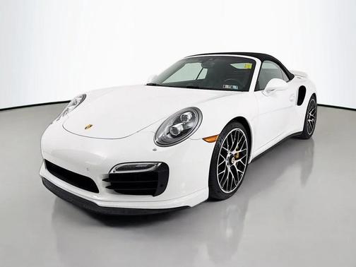 White 2014 Porsche 911 Turbo S