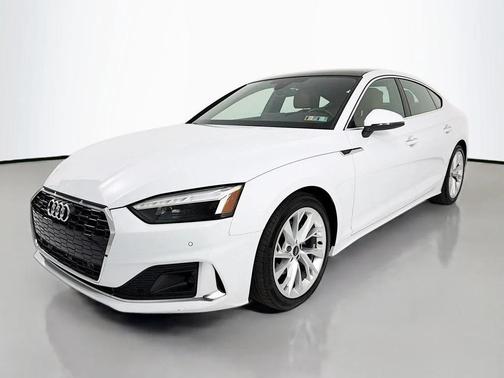 Glacier White Metallic 2023 Audi A5 Sportback Premium