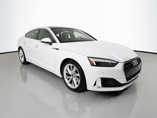 Glacier White Metallic 2023 Audi A5 Sportback Premium