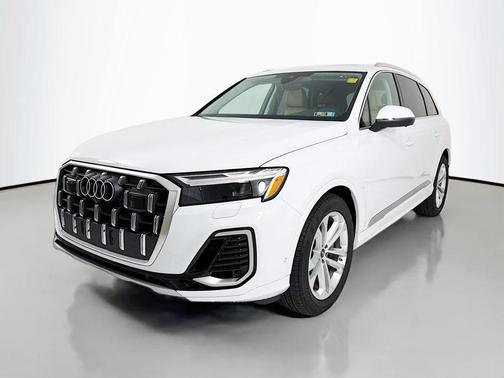 Glacier White Metallic 2026 Audi Q7 55 Premium Plus