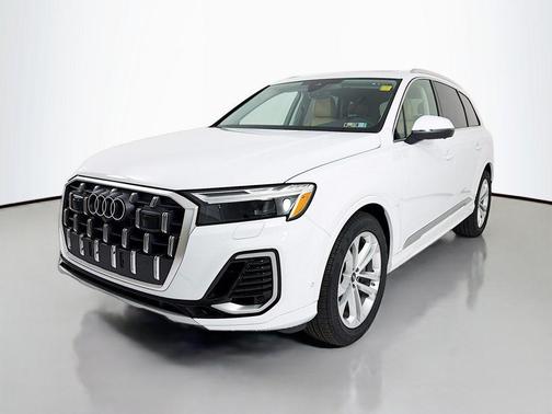 Glacier White Metallic 2026 Audi Q7 55 Premium Plus