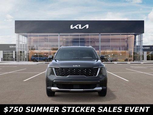 Gray 2026 Kia Sorento Hybrid EX