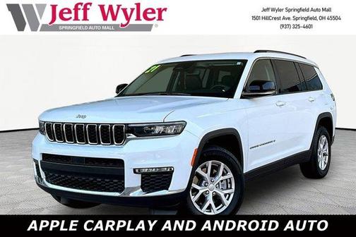 Bright White Clearcoat 2021 Jeep Grand Cherokee L Limited