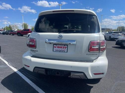 Pearl White Tricoat 2019 Nissan Armada Platinum