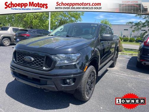 Shadow Black 2022 Ford Ranger XLT