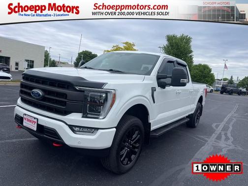 Star White Metallic Tri-Coat 2023 Ford F-150 Lariat