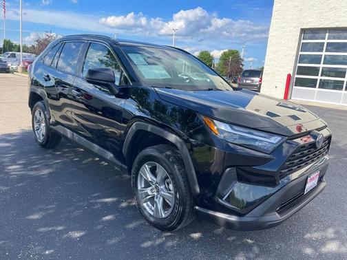 Midnight Black Metallic 2024 Toyota RAV4 Hybrid LE