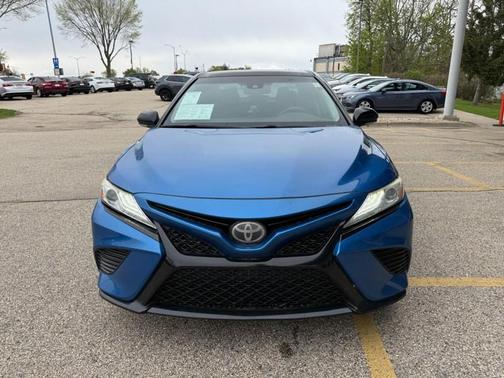 Blue Streak/Midnight Black Metallic 2020 Toyota Camry XSE