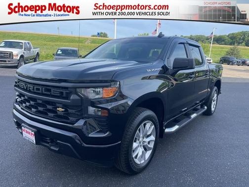 Black 2022 Chevrolet Silverado 1500 Custom