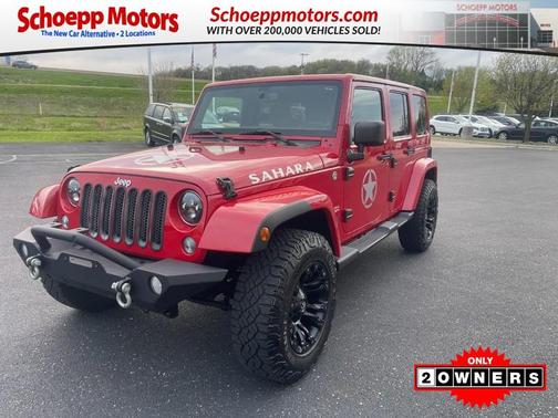 Flame Red Clearcoat 2014 Jeep Wrangler Unlimited Sahara