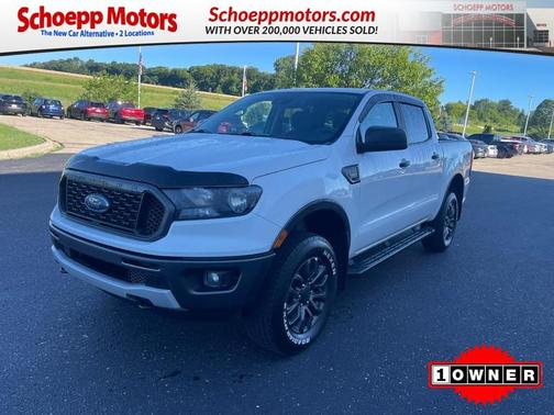 White Platinum Metallic Tri-Coat 2020 Ford Ranger XLT