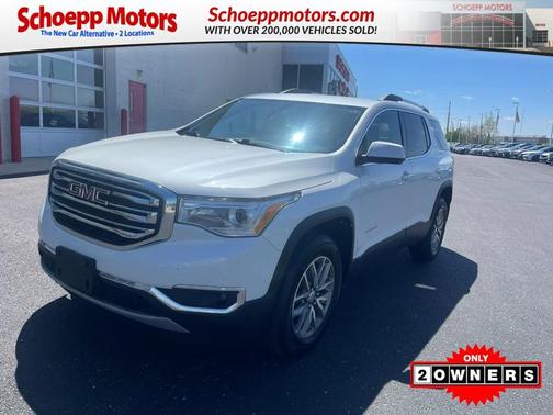 WHITE 2018 GMC Acadia SLE-2