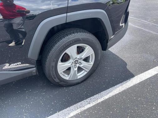 Midnight Black Metallic 2021 Toyota RAV4 Hybrid LE