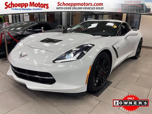 Arctic White 2019 Chevrolet Corvette Stingray