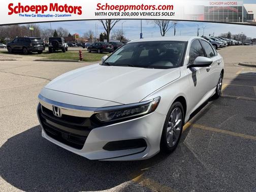 Platinum White Pearl 2020 Honda Accord LX 1.5T