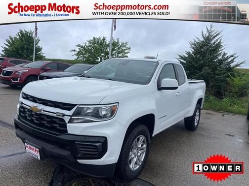 Summit White 2021 Chevrolet Colorado LT