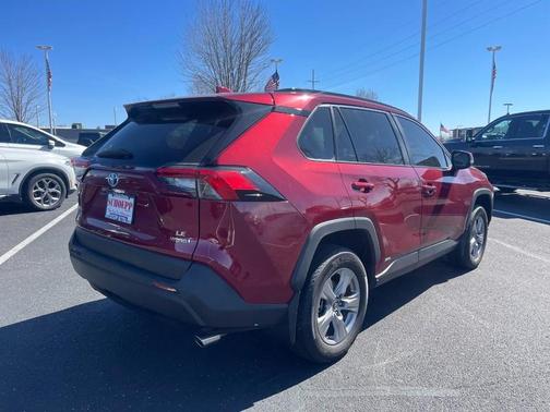 Ruby Flare Pearl 2024 Toyota RAV4 Hybrid SE