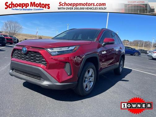 Ruby Flare Pearl 2024 Toyota RAV4 Hybrid SE