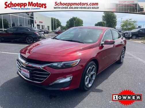 Radiant Red Tintcoat 2025 Chevrolet Malibu FWD 1LT