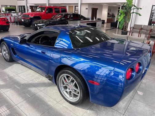 Electron Blue Metallic 2003 Chevrolet Corvette Z06