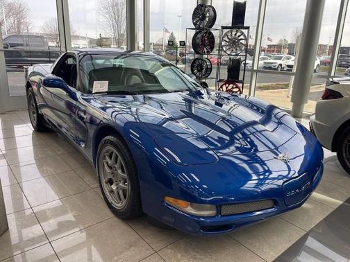 Electron Blue Metallic 2003 Chevrolet Corvette Z06