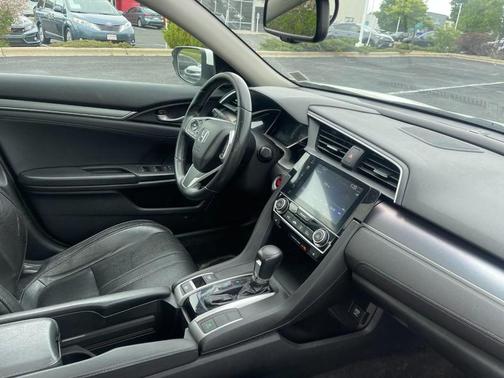 White Orchid Pearl 2017 Honda Civic Touring
