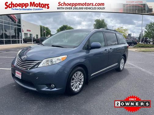 Sky Blue Pearl 2017 Toyota Sienna XLE