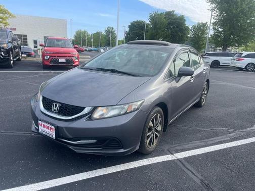 GRAY 2015 Honda Civic EX