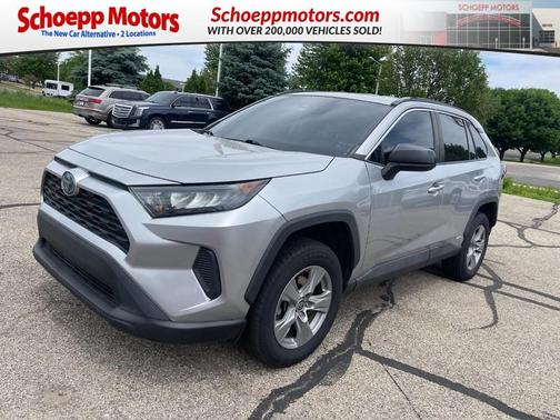 Silver Sky Metallic 2022 Toyota RAV4 Hybrid LE