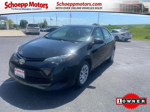 Black Sand Pearl 2018 Toyota Corolla LE